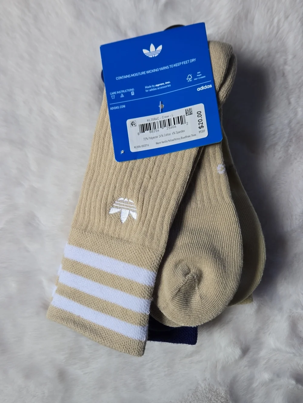 NWT Adidas Crew Socks